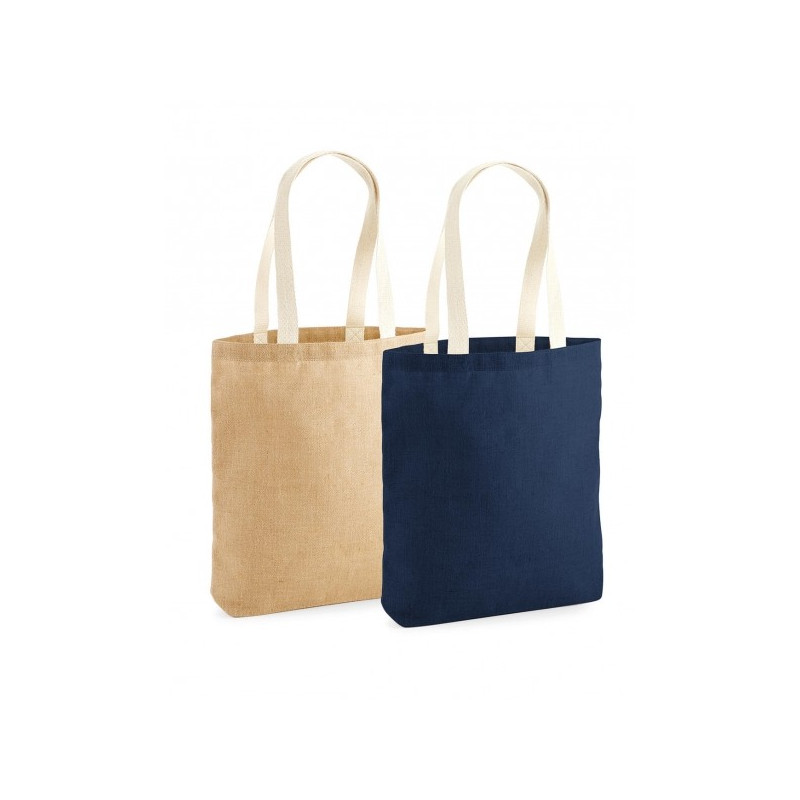 Totebag Uni Jute-BICOLOR