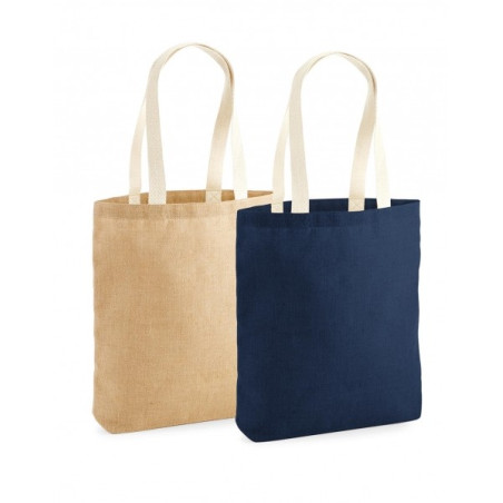 Totebag Uni Jute-BICOLOR